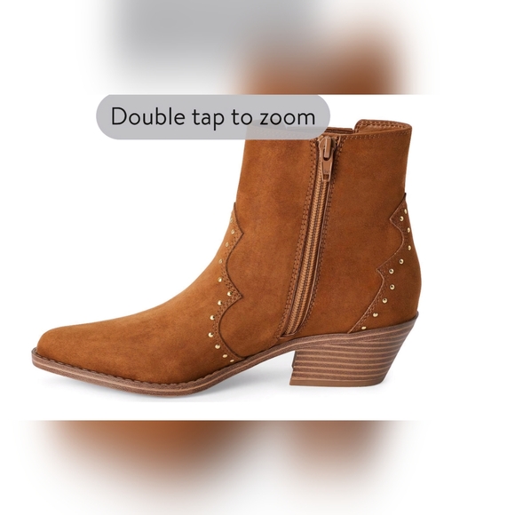 Brand new suede style ankle boots,  sz9 - Picture 2 of 7